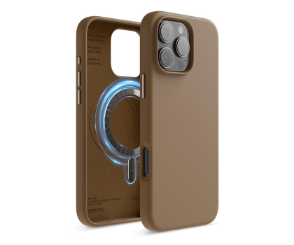 Etui do telefonów Elago Magnetic Silicone do iPhone 16 Pro Max Brown ES16MSSC69PRO-BR